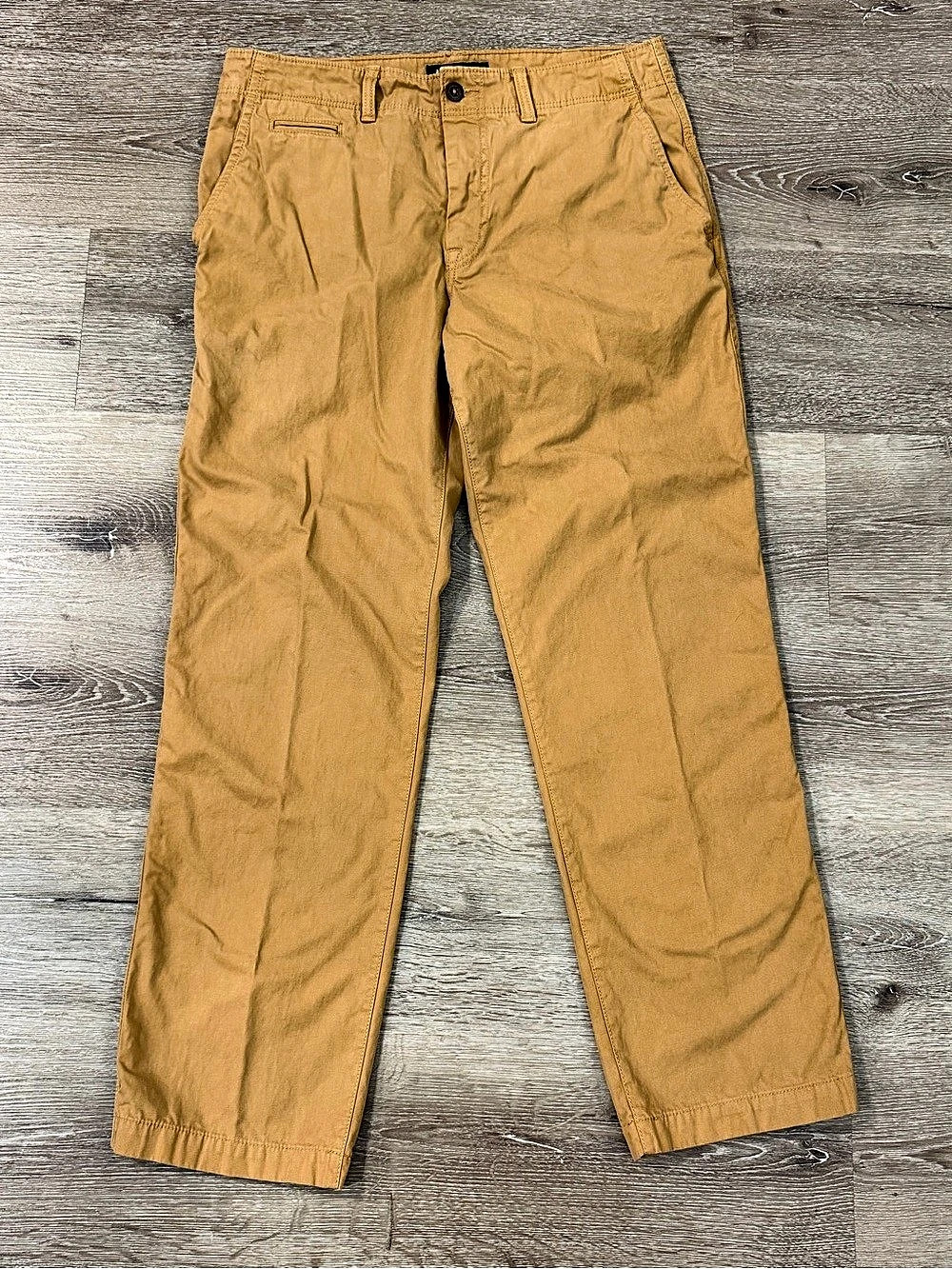 American Eagle Relaxed Straight Men's Cotton Chinos Brown Waist 32 x 32